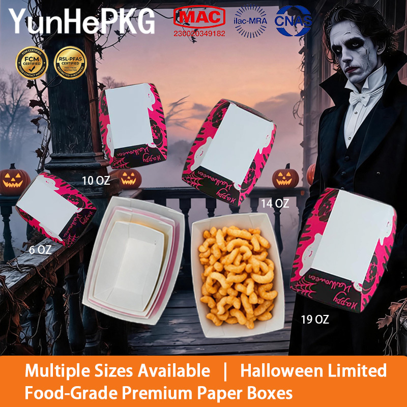 Food Snacks That Are Black - YunHePKG 100 ADET Cadılar Bayramı Kağıt