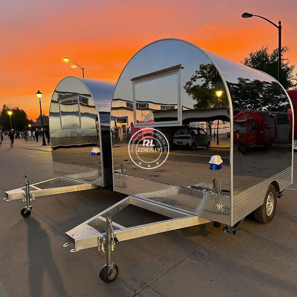 Food Snacks Business - Paslanmaz Çelik Mobil Yiyecek Arabası Karavan