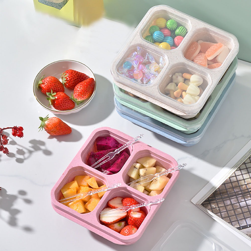 Food Prep Snacks - 1 adet yeniden kullanılabilir buğday samanı