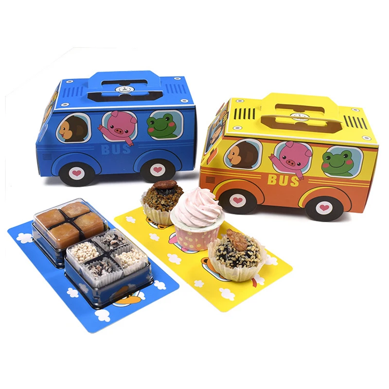 Food Snacks Candy - 6 adet hediye kutusu ambalaj kolu
