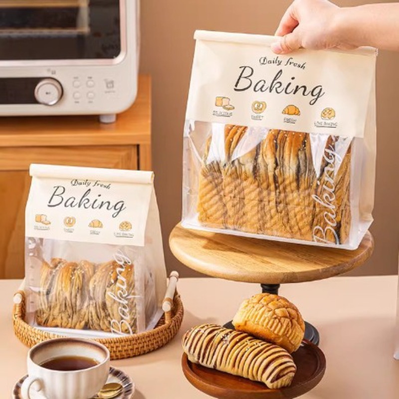 Food Halloween Snacks - Fırın Ürünleri İçin Ambalaj Poşeti, Kendinden