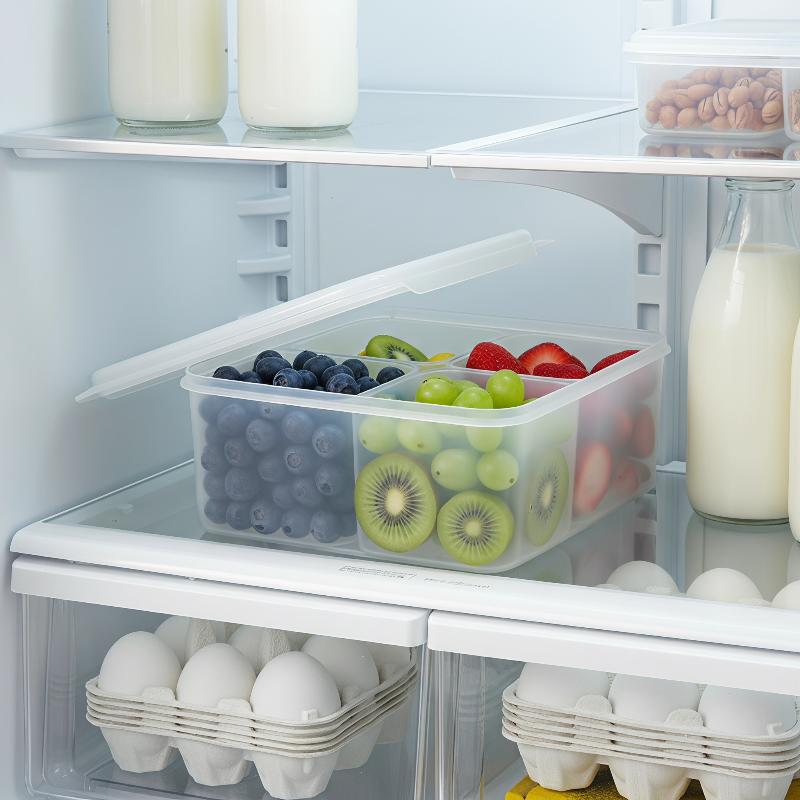 Food Prep Snacks - 4'ü 1 Arada Buzdolabı Saklama Kabı