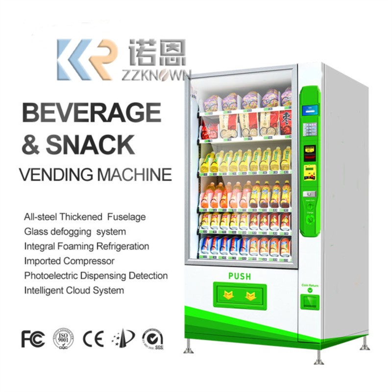 Food Snacks Candy - Park İçecek Otomatı Büyük Kapasiteli Karma