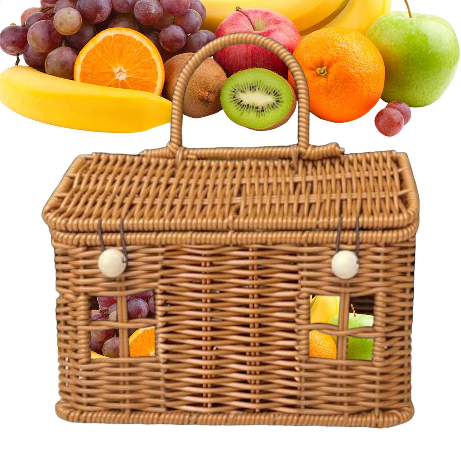 Food Snacks With Fiber - Rattan Sepet Vintage Ev Şeklinde Ev