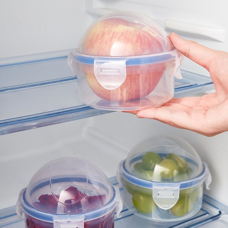 Food Prep Snacks - Mini elma şeklinde yiyecek saklama kabı,