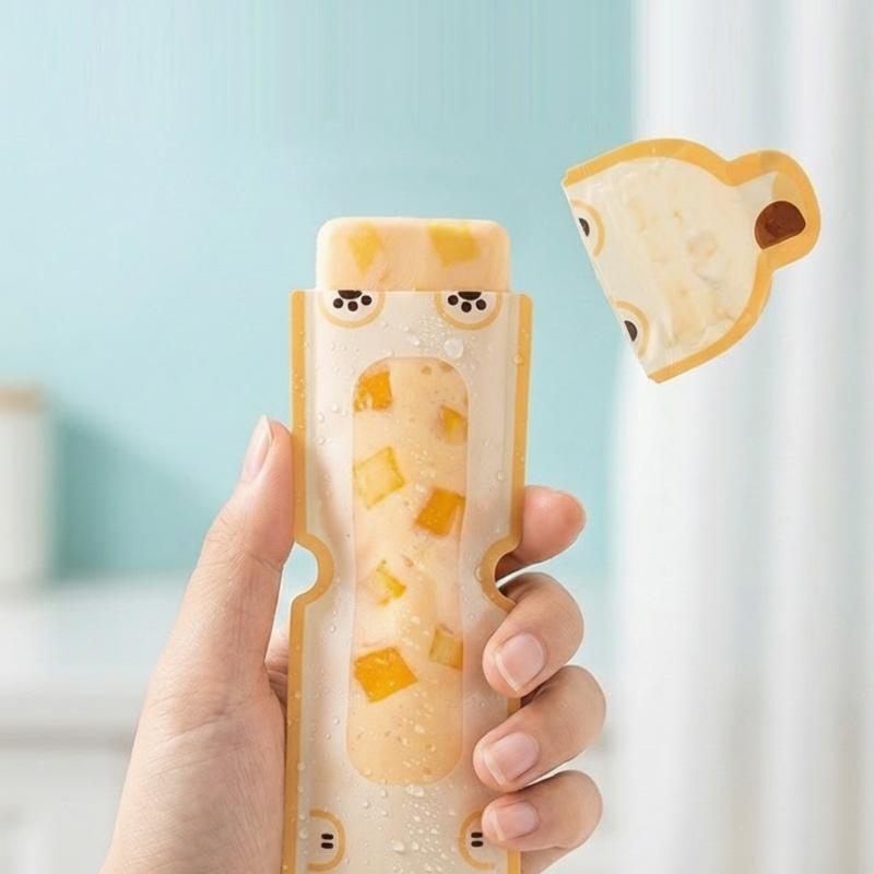 Homemade Food Snacks - 20 adet sevimli karikatür DIY buzlu