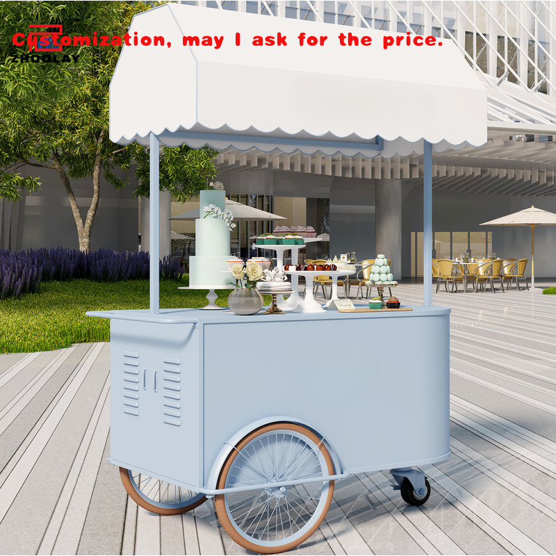 Food Snacks Business - Taşınabilir Sokak Satış Standı Mobil Pazar