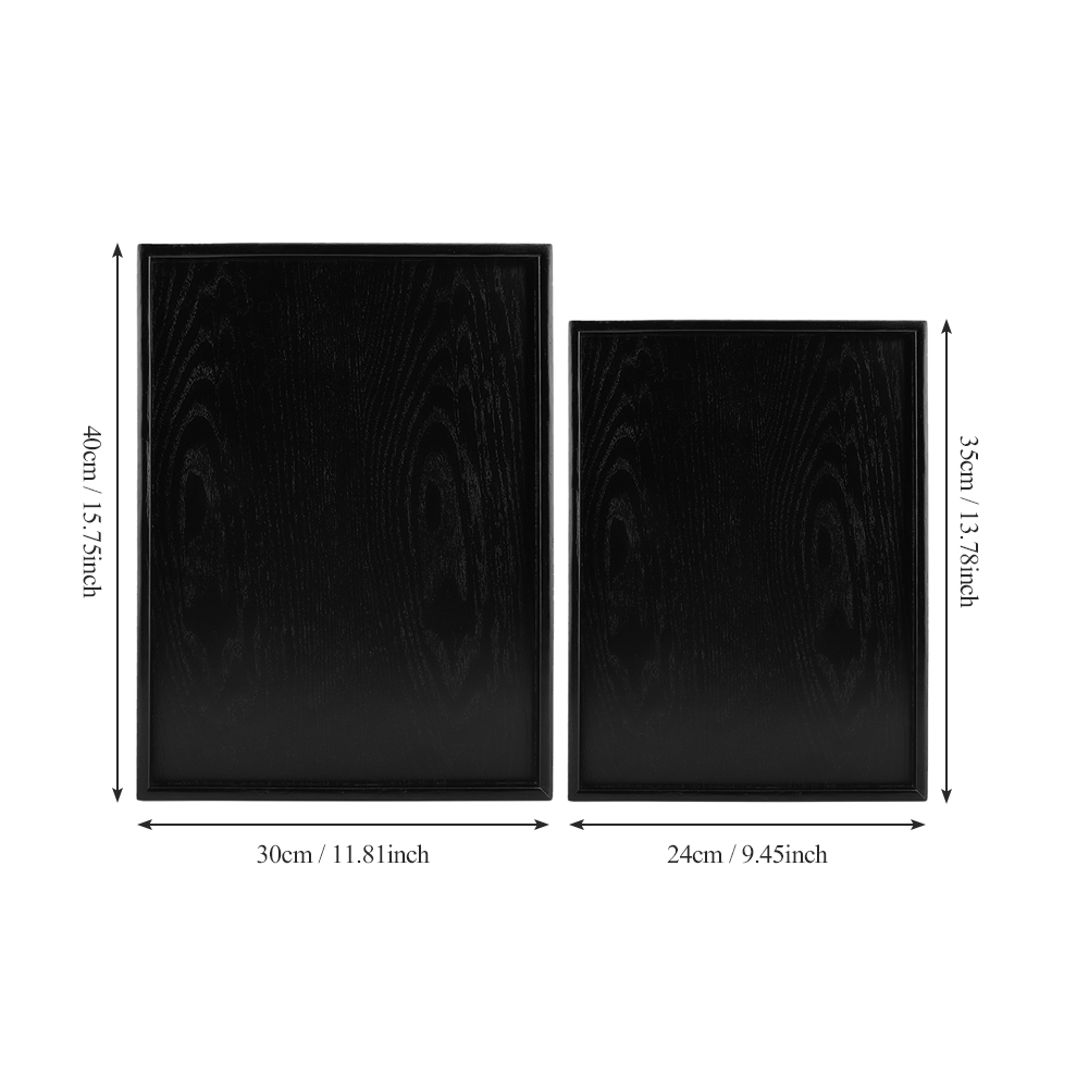Siyah Dikdörtgen Masif Ahşap Ç - Food Snacks That Are Black incelemesi ve fiyatı