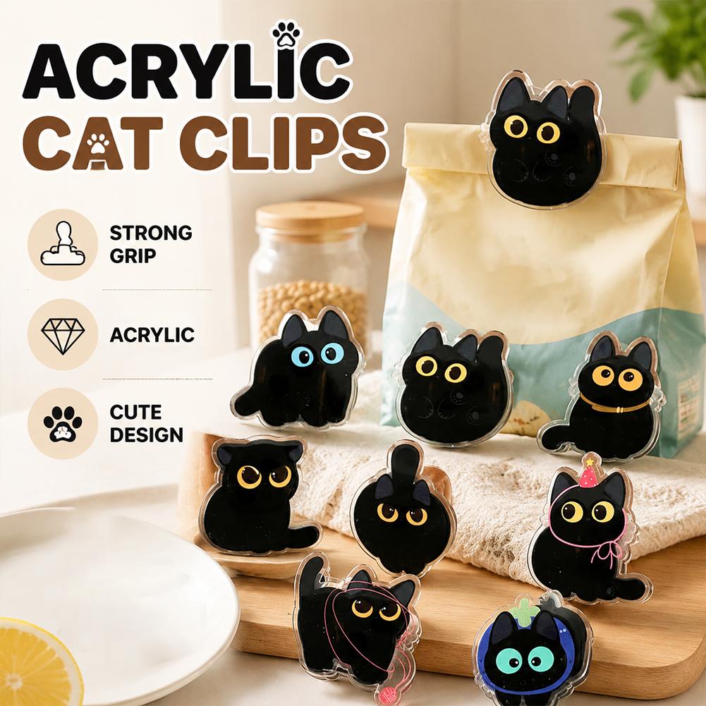 Sevimli Siyah Kedi Akrilik Sız - Food Snacks That Are Black incelemesi ve fiyatı