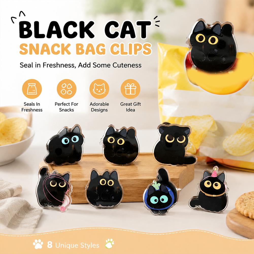 Sevimli Siyah Kedi Akrilik Sız - Food Snacks That Are Black incelemesi ve fiyatı