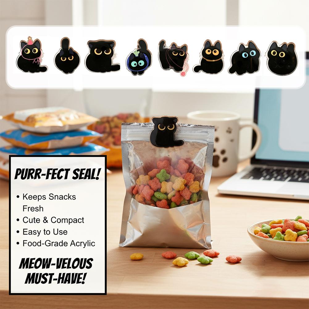 Sevimli Siyah Kedi Akrilik Sız - Food Snacks That Are Black incelemesi ve fiyatı