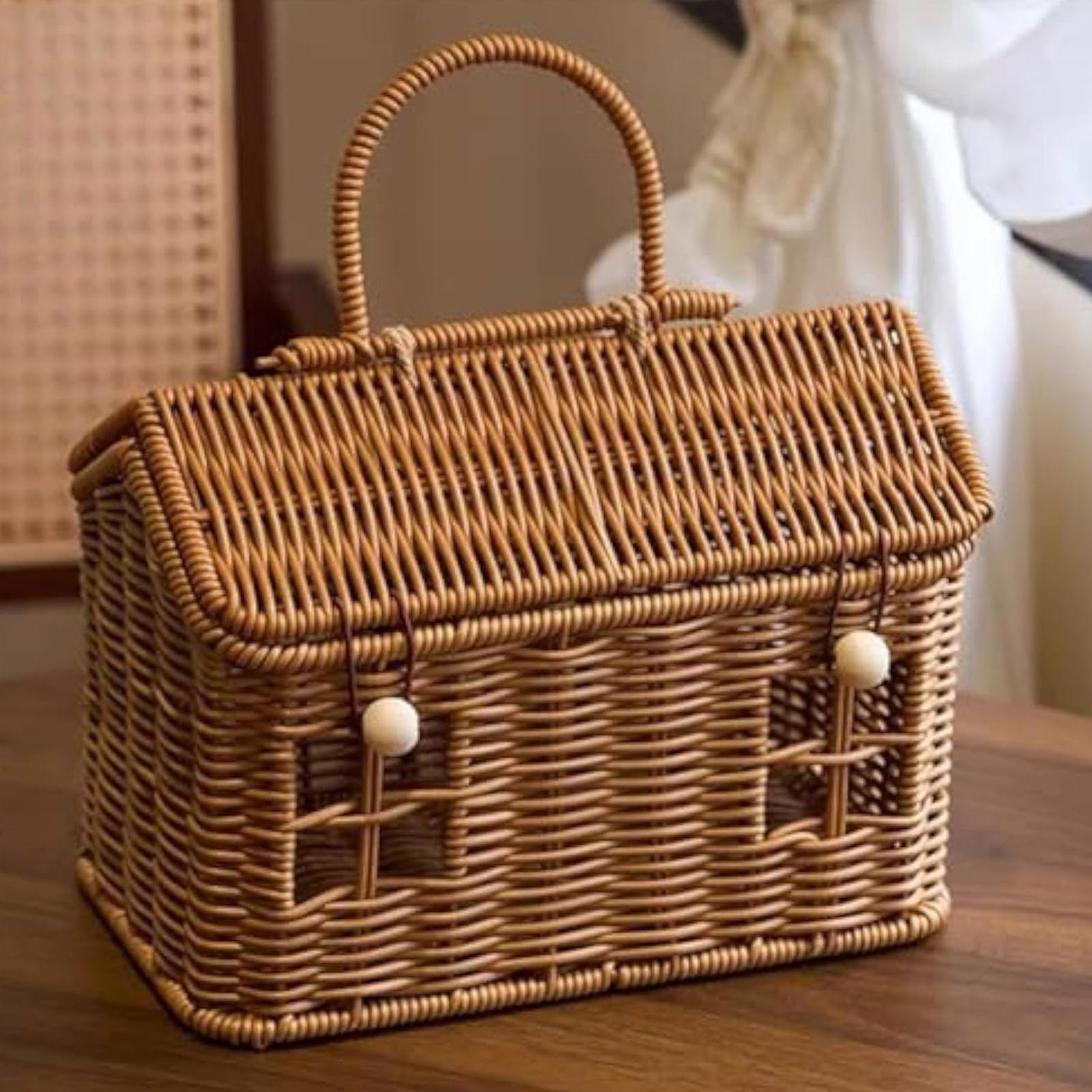 Rattan Sepet Vintage Ev Şeklin - Food Snacks With Fiber incelemesi ve fiyatı