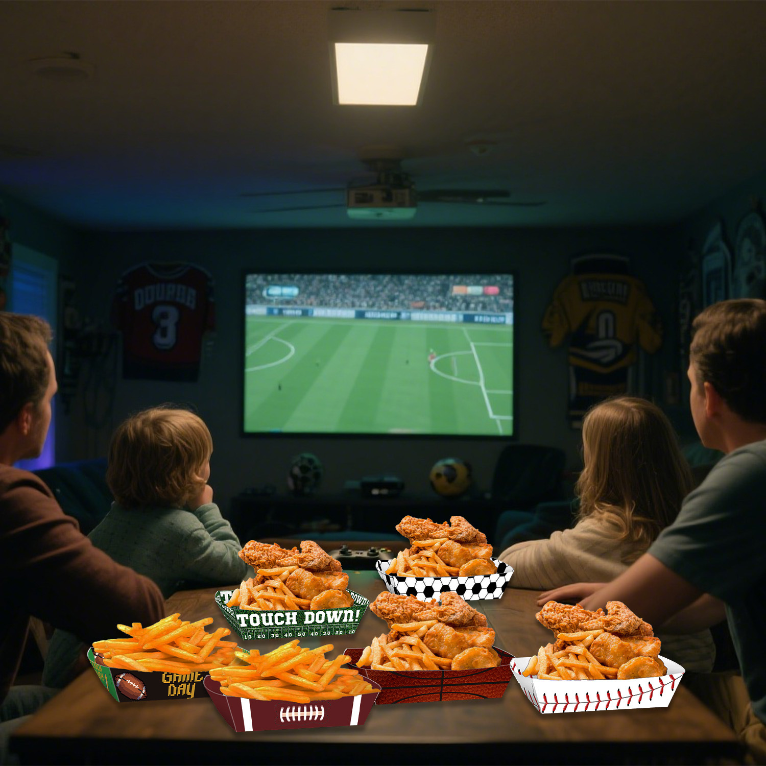 Spor Topu Yemek Tepsisi Temalı - Food Snacks Candy incelemesi ve fiyatı