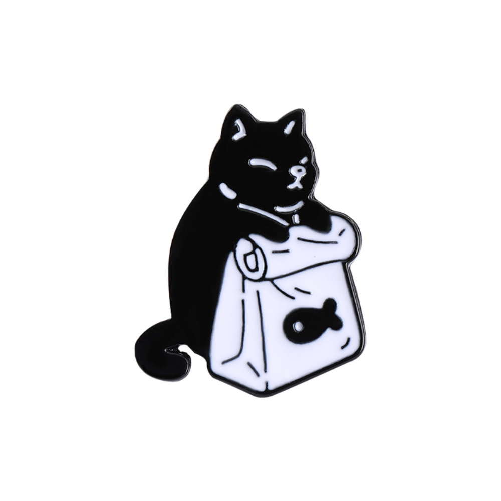 Sevimli Siyah Beyaz Kedi Hayva - Food Snacks That Are Black incelemesi ve fiyatı