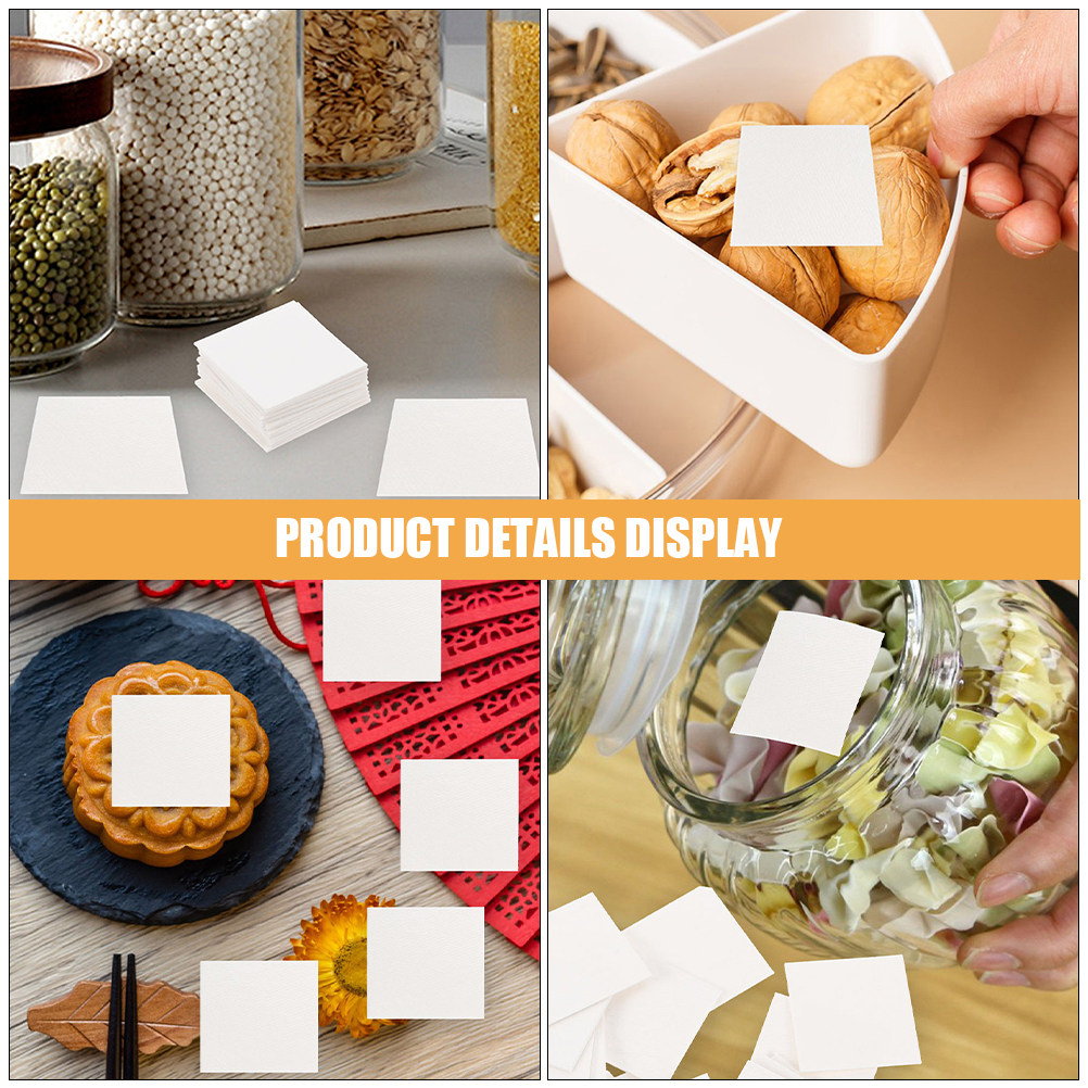 100 adet 3 cm Kare Beyaz Bitki - Food Snacks With Fiber incelemesi ve fiyatı
