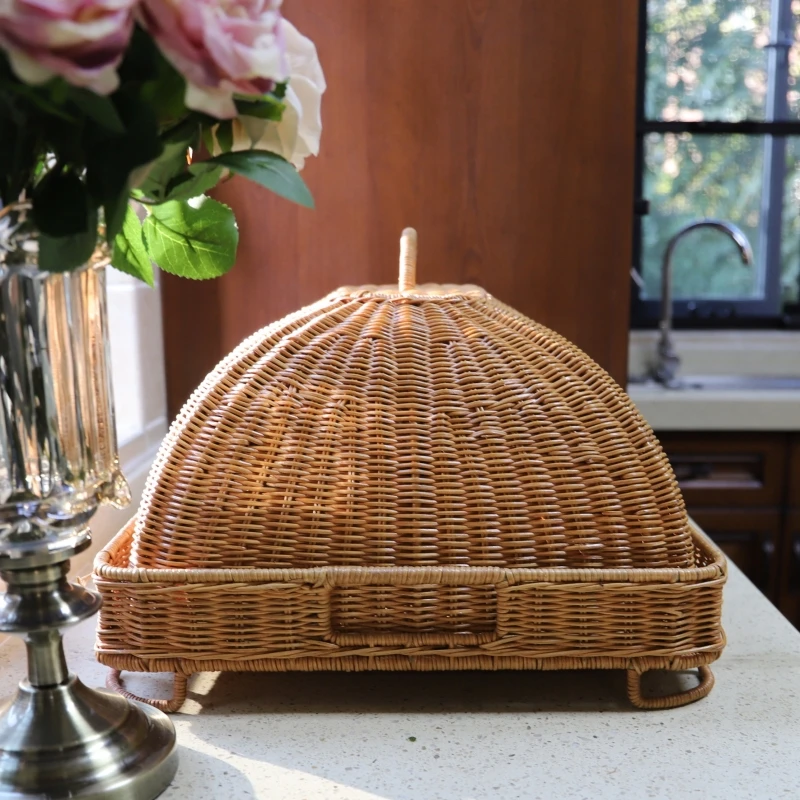 Retro Taklit Rattan Yemek Örtü - Food Snacks With Fiber incelemesi ve fiyatı