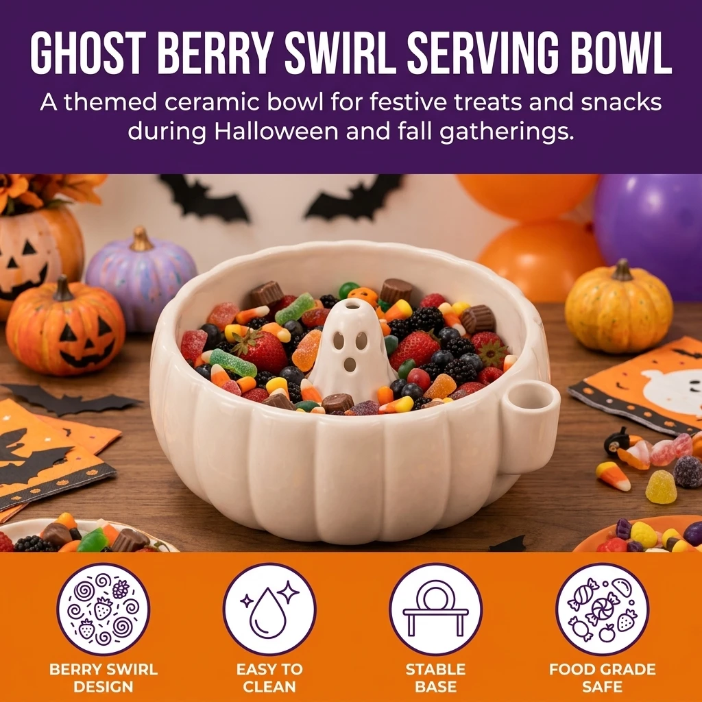 Cadılar Bayramı Kasesi, Sırlı  - Food Halloween Snacks incelemesi ve fiyatı